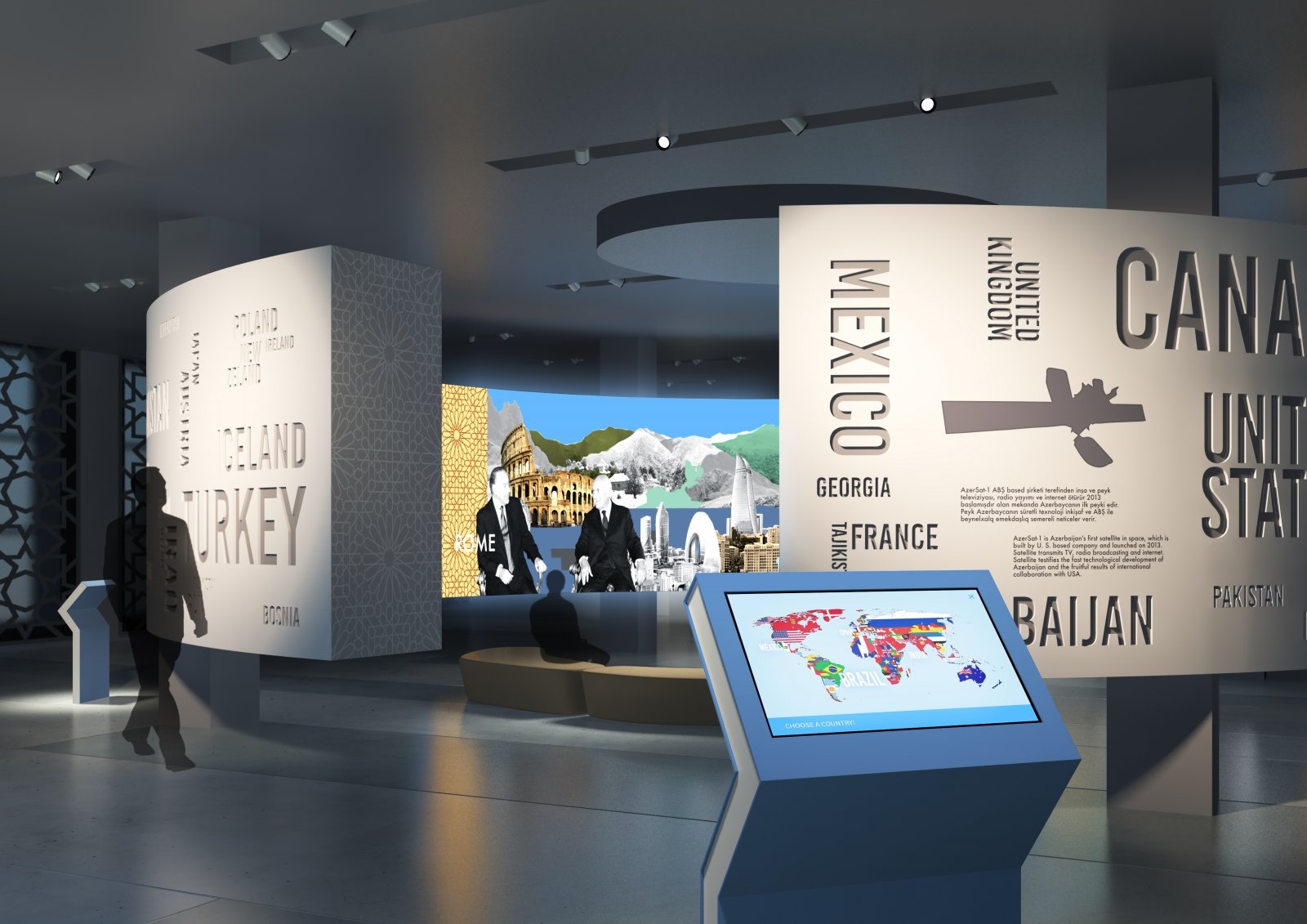 The Heydar Aliyev Cultural Center in Oghuz